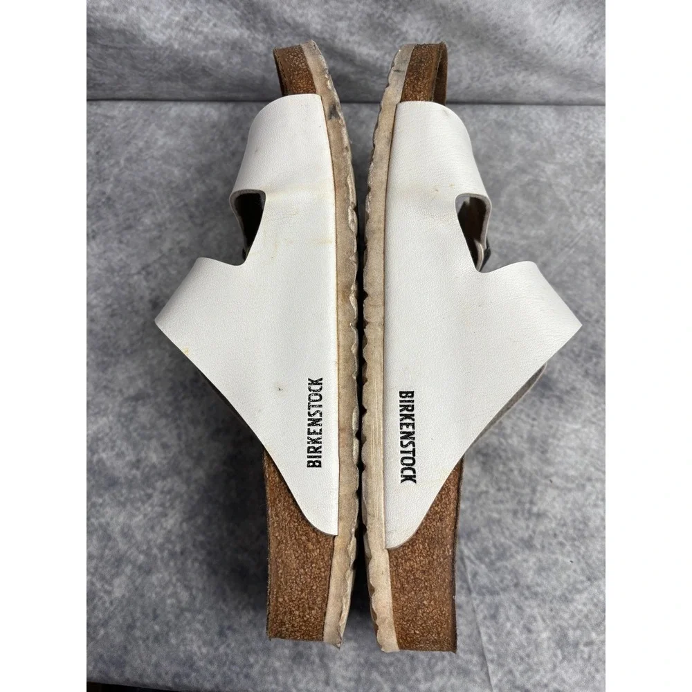 Birkenstock Arizona White Sandals Size 45 Men's 12 Ladies 14